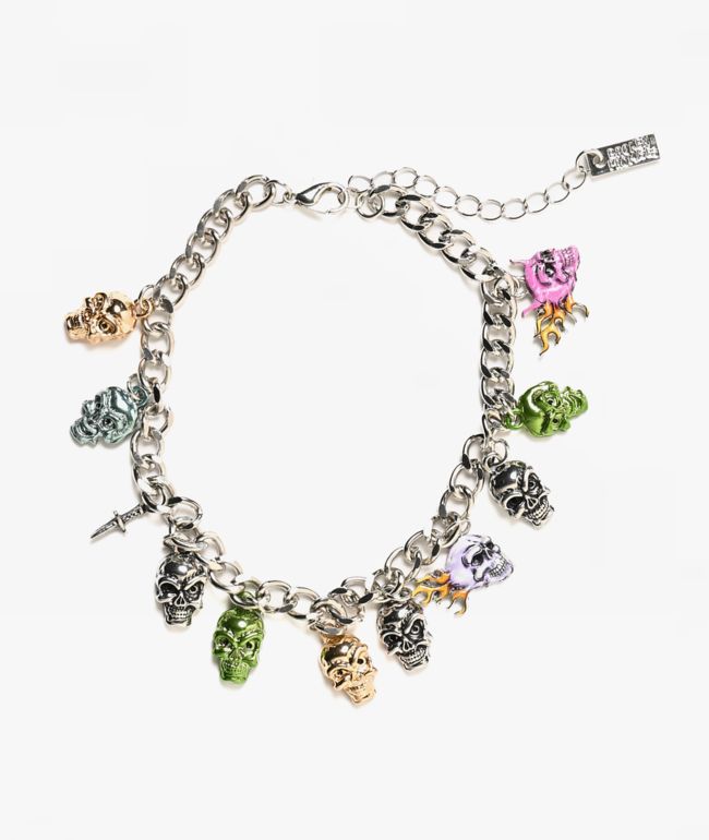 Broken Promises Headcase Charm Bracelet - Broken Promises