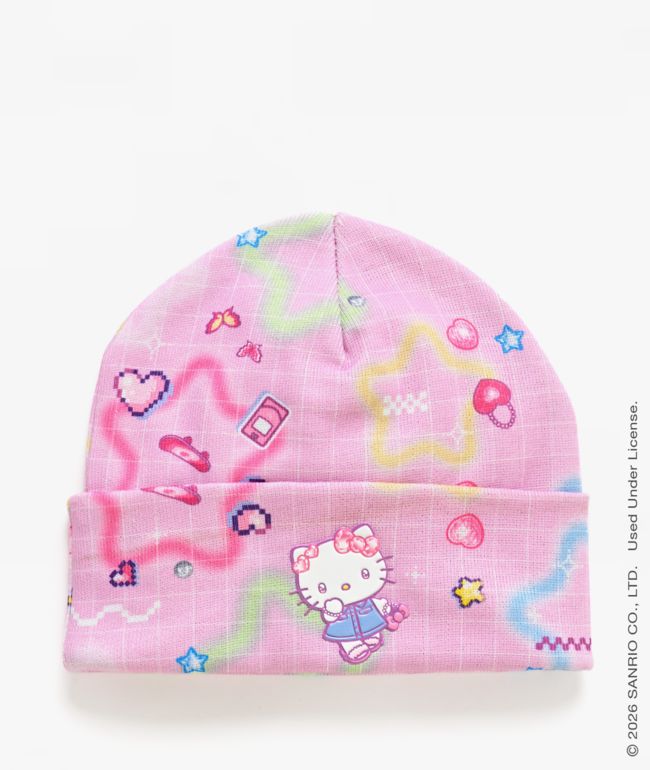 Hello Kitty® and Friends | A.LAB Hello Kitty® Y2K Pink Beanie - Hello Kitty And Friends