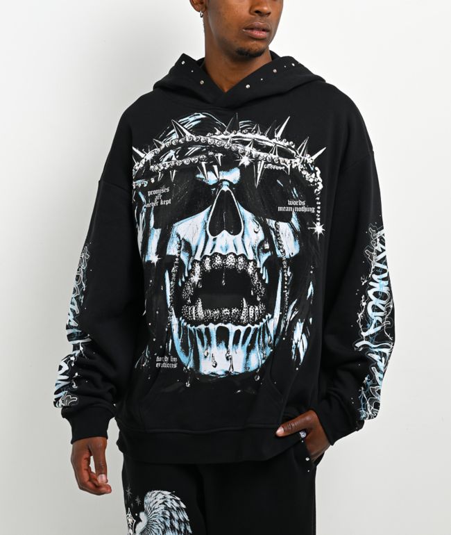 Broken Promises In The Moment Black Hoodie - Broken Promises