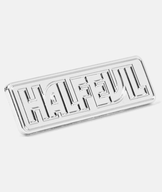 HALF EVIL Brick Silver Pin - Half Evil