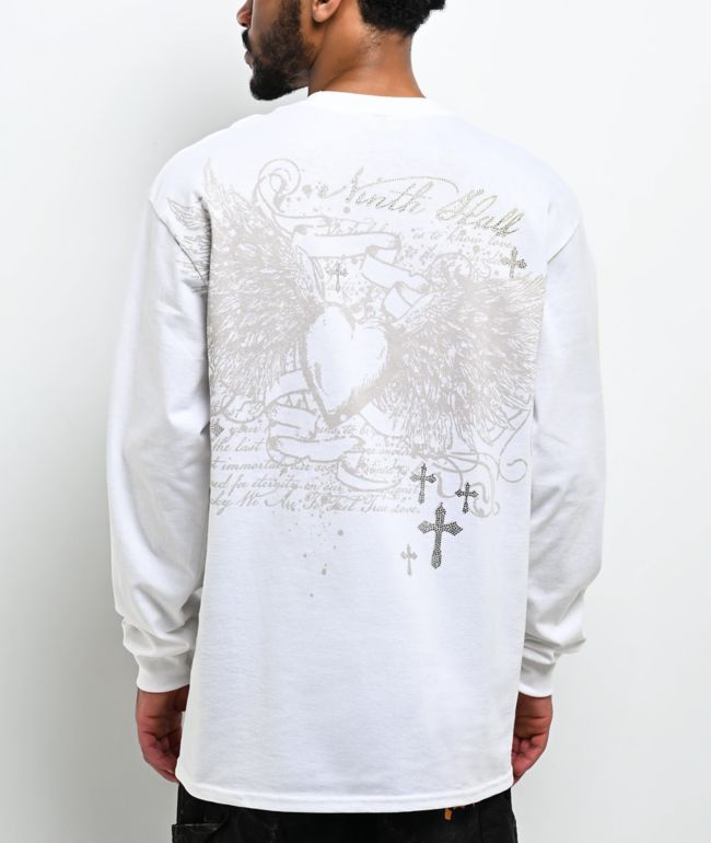 Ninth Hall Y2K Rival White Long Sleeve T-Shirt - Ninth Hall