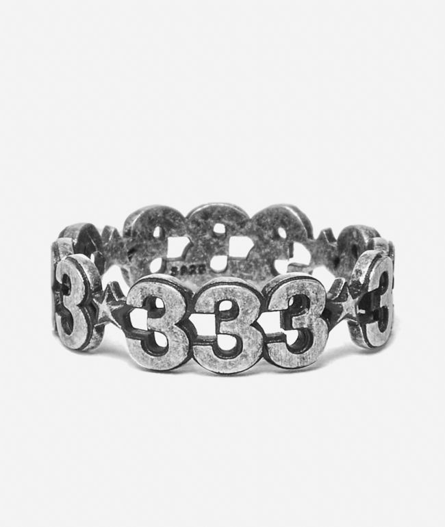 HALF EVIL 333 Star Silver Ring - Half Evil