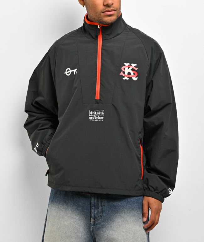 Key Street FC 2.0 Black Anorak Jacket - Key Street