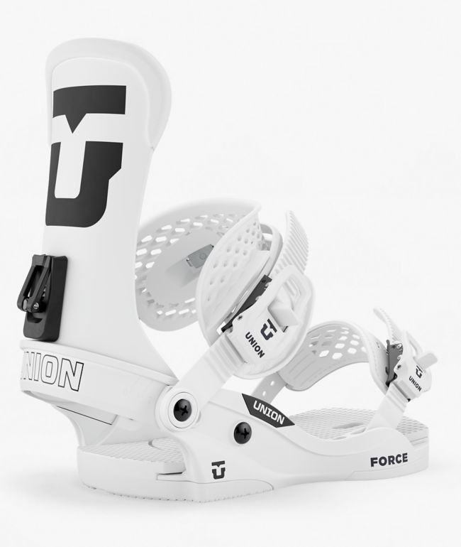 Union Force Classic White Snowboard Bindings 2027 - Union Bindings