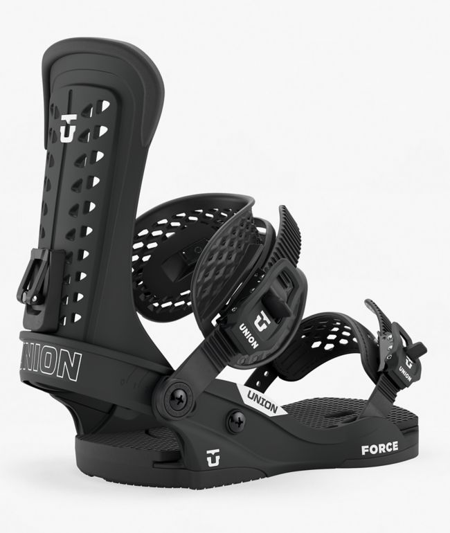 Union Force Classic Black Snowboard Bindings 2027 - Union Bindings