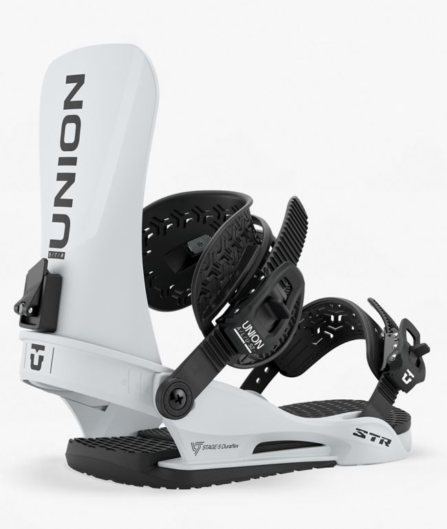 Union STR Grey Snowboard Bindings 2027 - Union Bindings