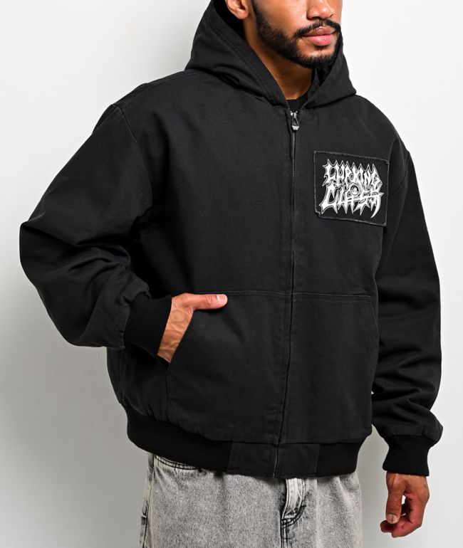 Lurking Class by Sketchy Tank Party's Over Black Work Jacket - Lurking Class by Sketchy Tank