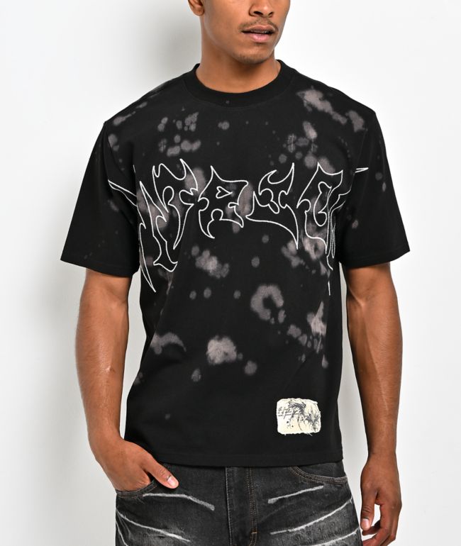 Vitriol Nail Head Black Bleach T-Shirt - Vitriol