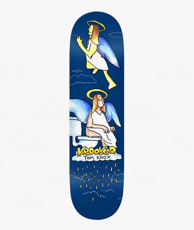 Krooked Knox Angel 8.5" Skateboard Deck - Krooked Skateboards
