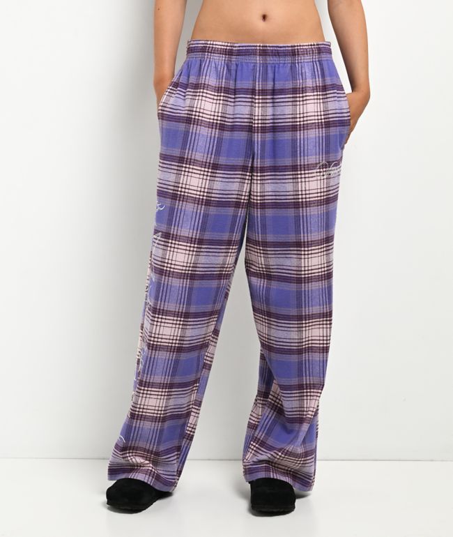 Vitriol Summoned Light Purple Plaid Lounge Pants - Vitriol