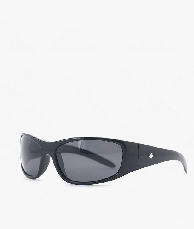 Sad Eyewear Fade Gloss Black Polarized Sunglasses | Zumiez