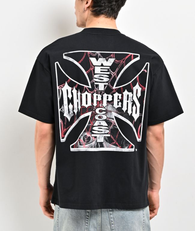 West Coast Choppers Spirits Black Wash T-Shirt | Zumiez