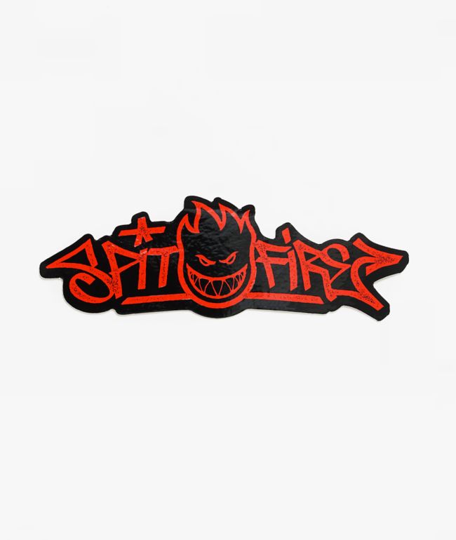 Spitfire Vinz Black & Red Sticker - Spitfire