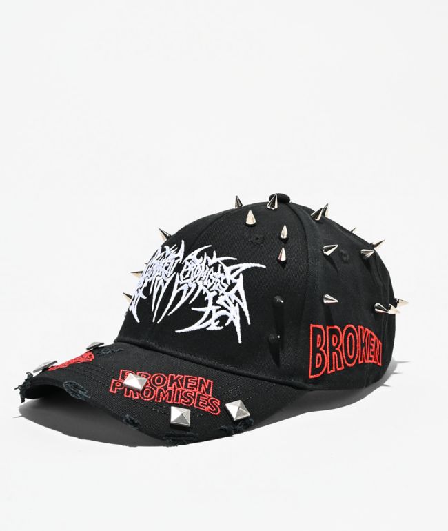 Broken Promises Sacramento Spike Black Strapback Hat - Broken Promises