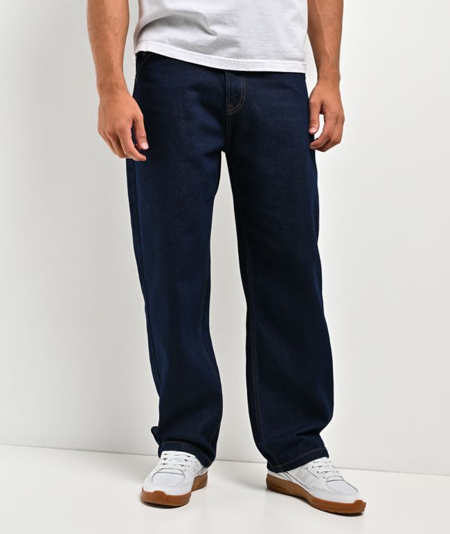 Spitfire Bighead Dark Blue Wash Loose Fit Jeans - Spitfire