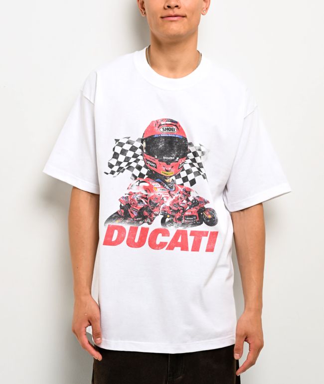 Ducati Legends Ride White T-Shirt - Ducati