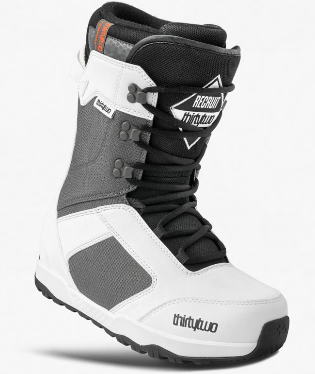 ThirtyTwo Recruit White & Grey Snowboard Boots 2027 - ThirtyTwo