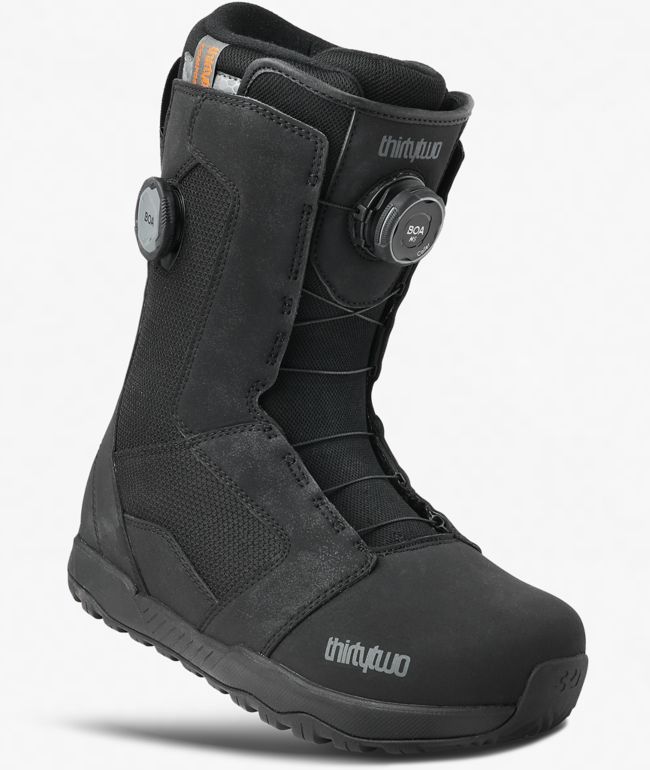 ThirtyTwo STW Double BOA® Black Snowboard Boots 2027 - ThirtyTwo