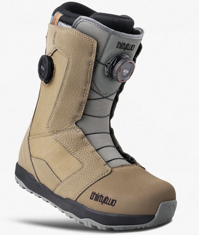 ThirtyTwo Women's STW Double BOA Brown & Grey Snowboard Boots 2027 - ThirtyTwo