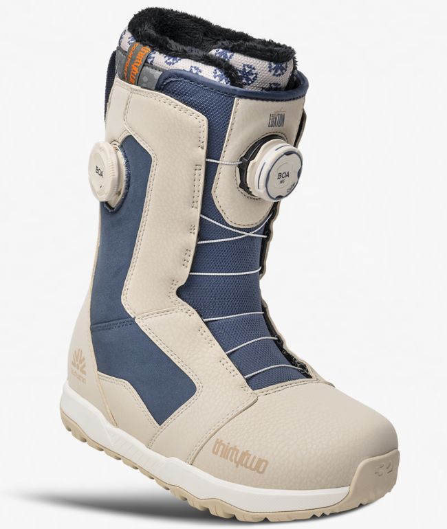 ThirtyTwo x Autumn Womens Luxton STW Double BOA® Brown & Grey Snowboard Boots 2027 - ThirtyTwo