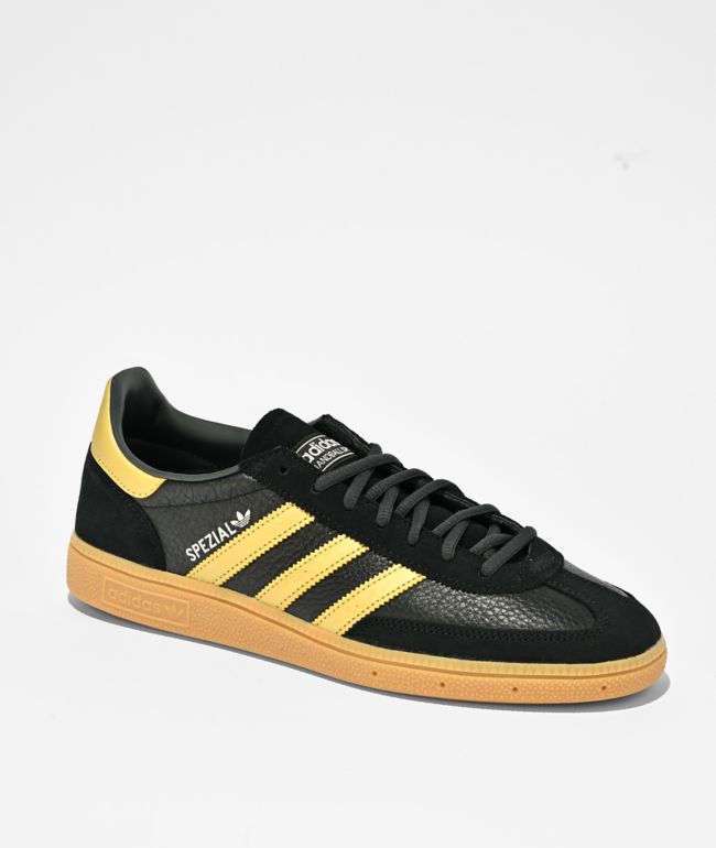 adidas Originals Handball Spezial Black & Gold Shoes - adidas