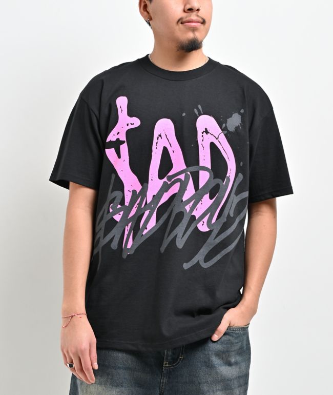 AD BOYZ by Junior H X Lost Hills Skeleton Black T-Shirt | Zumiez