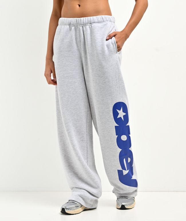 Obey Speed Star Grey Sweatpants - Obey
