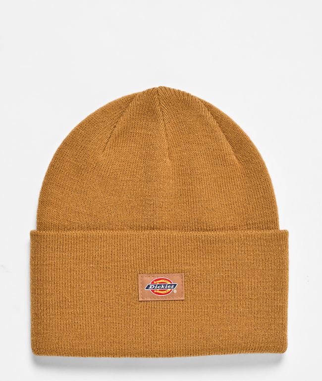 Dickies Tonal Cuffed Brown Beanie - Dickies