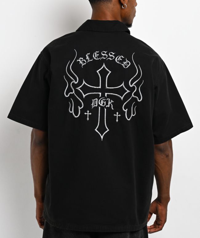 DGK Core Lord Black Work Shirt - DGK