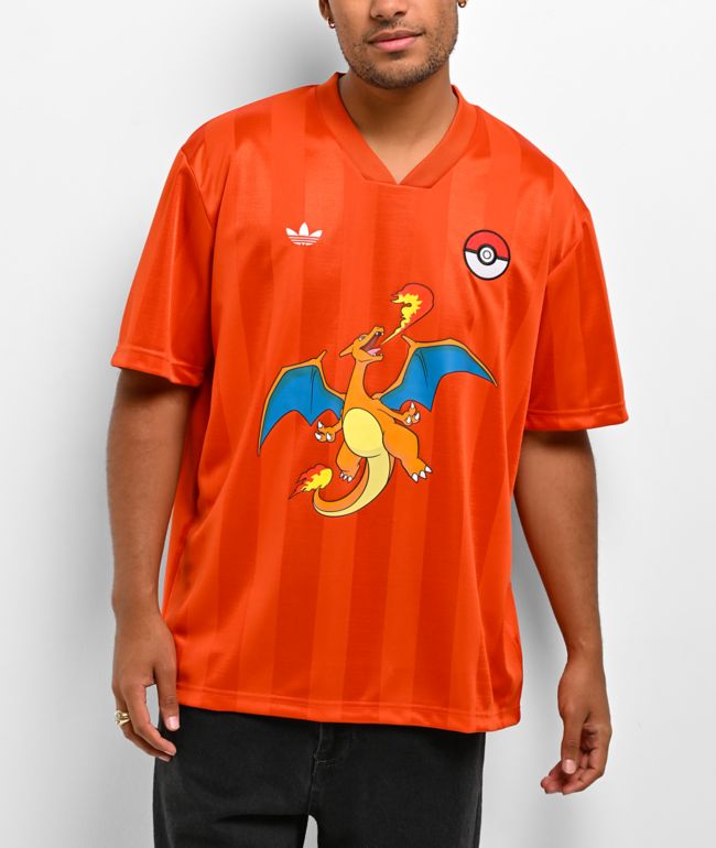 adidas x Pokémon Charizard Orange Jersey - adidas