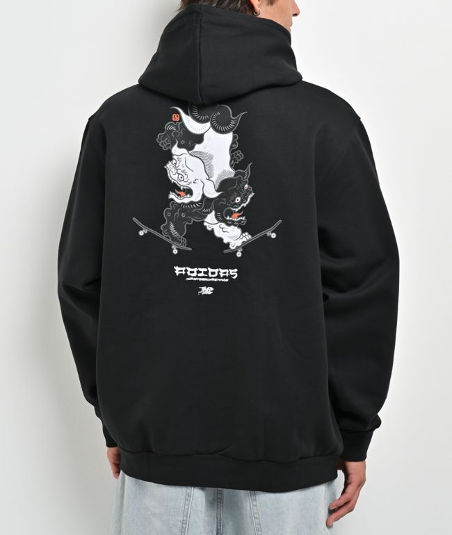 adidas x Temple Of Skate Foo Dog Black Hoodie - adidas