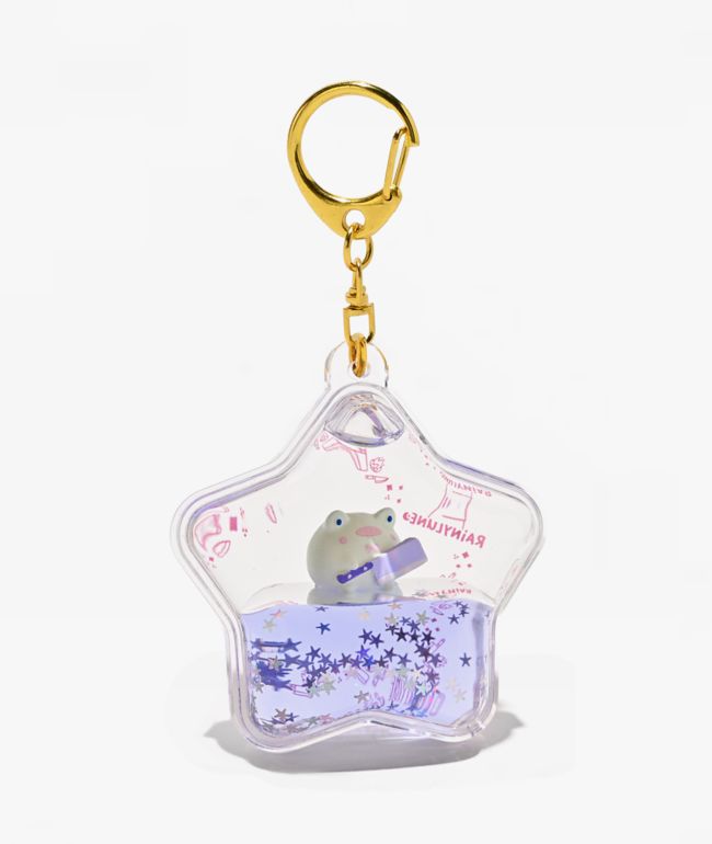 Rainylune Star Purple Liquid Bag Charm - 