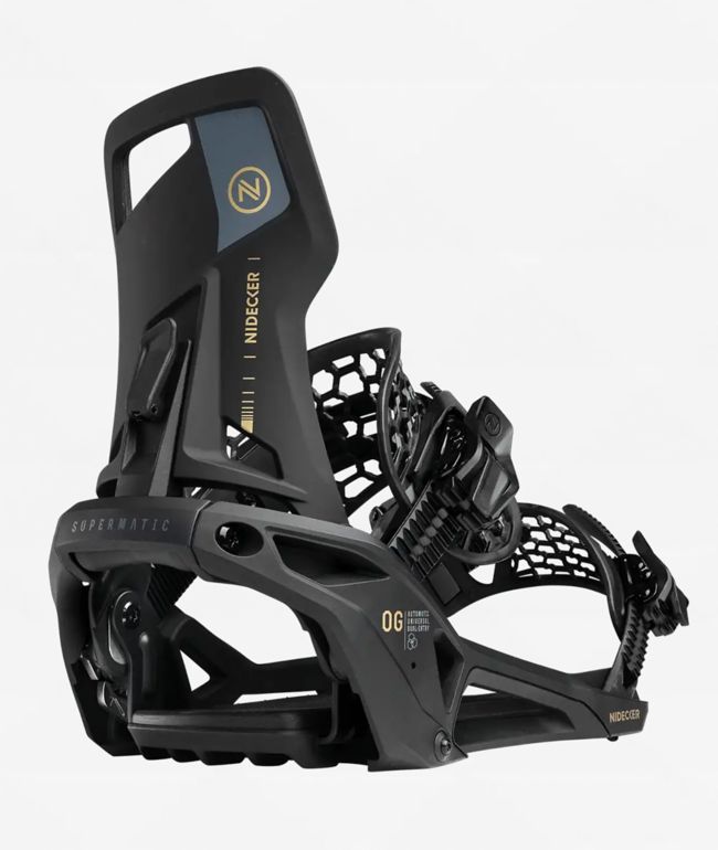 Nidecker LT Supermatic® Black Snowboard Bindings 2027 - Nidecker