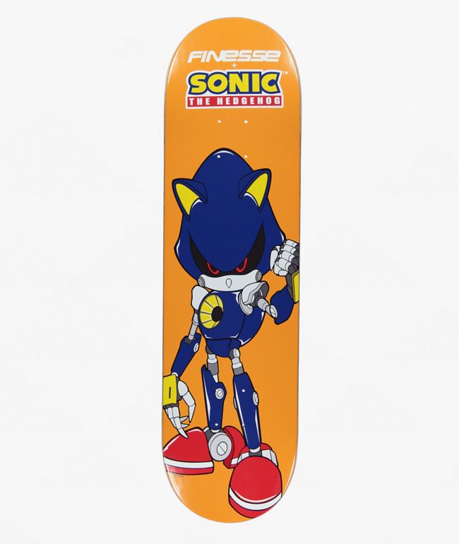 Finesse x Sonic The Hedgehog Metal Sonic 8.25" Skateboard Deck - Finesse Skateboards
