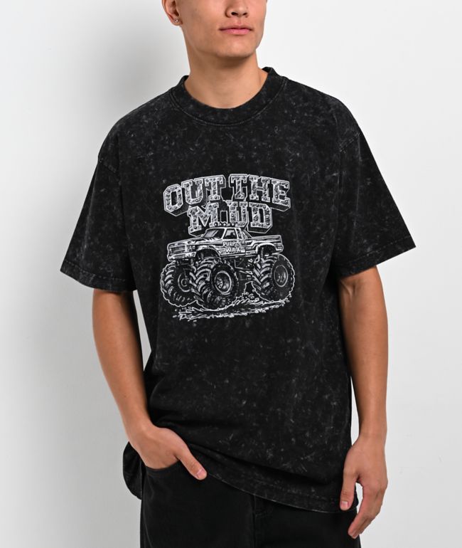 Purple Wax Bigfoot Black Wash T-Shirt - Purple Wax