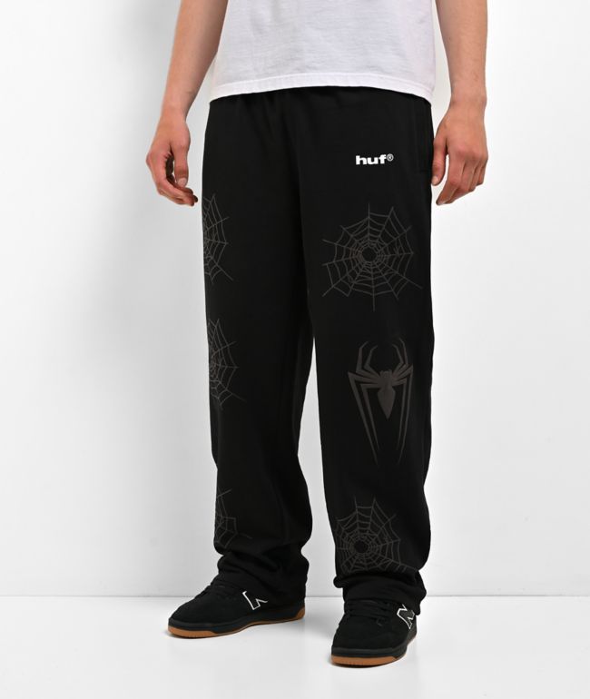HUF x Marvel Spider-Man Black Sweatpants - HUF