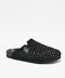 Learn To Forget Mule in Black Rhinestone
