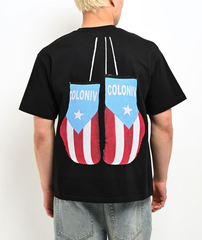 COLONIV Orgullo Boricua Black T-Shirt - 