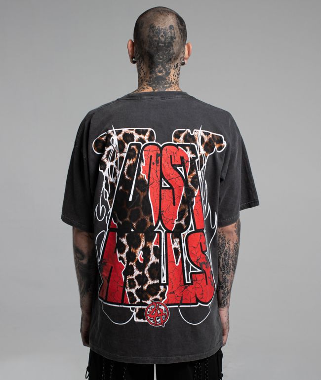 VLONE x LOSTHILLS Smoke Black Long Sleeve T-Shirt | Zumiez