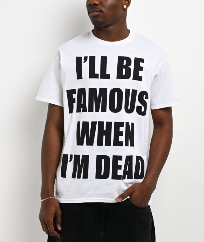 Famous Stars & Straps Dead Famous White T-Shirt - Famous Stars & Straps