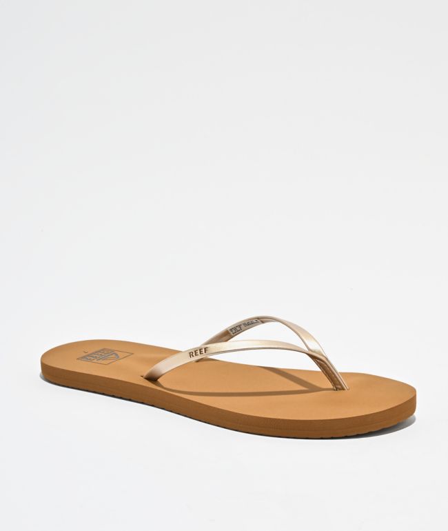 Reef Bliss Nights Tan & Champagne Sandals - Reef