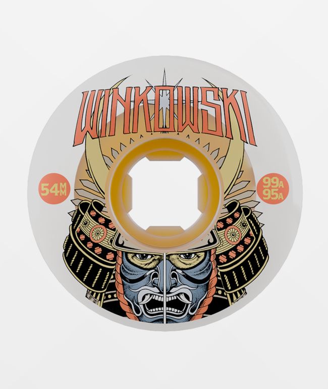 OJ Winkowski Samurai Double Duro 54mm 99a/95a White Skateboard Wheels - OJ Wheels