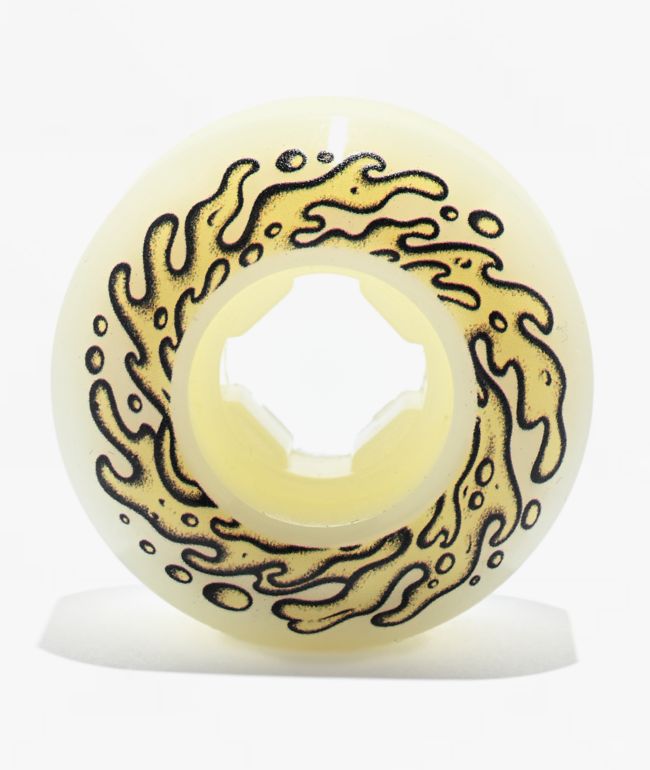 Slime Balls Sour Milk Mini Chubbies 45mm 99a White Skateboard Wheels - Slime Balls