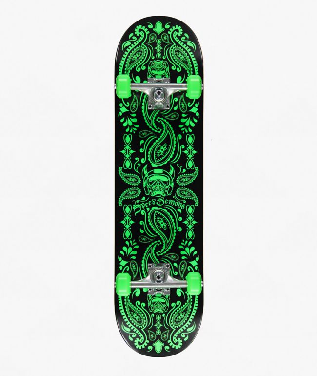 Speed Demons Bandana 8.25" Skateboard Complete - Speed Demons