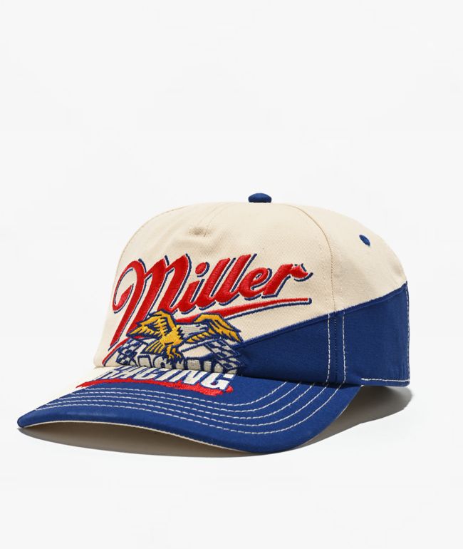 American Needle x Miller Racing Blue Snapback Hat - American Needle