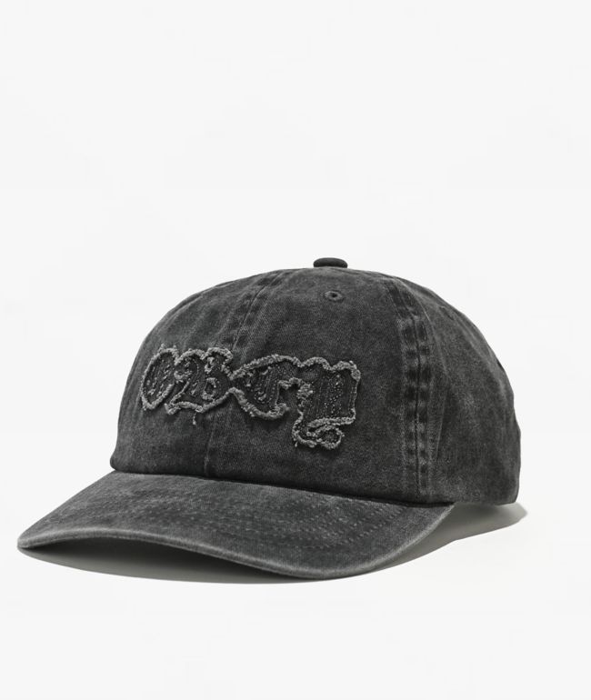 Obey Static Grey Wash Strapback Hat - Obey