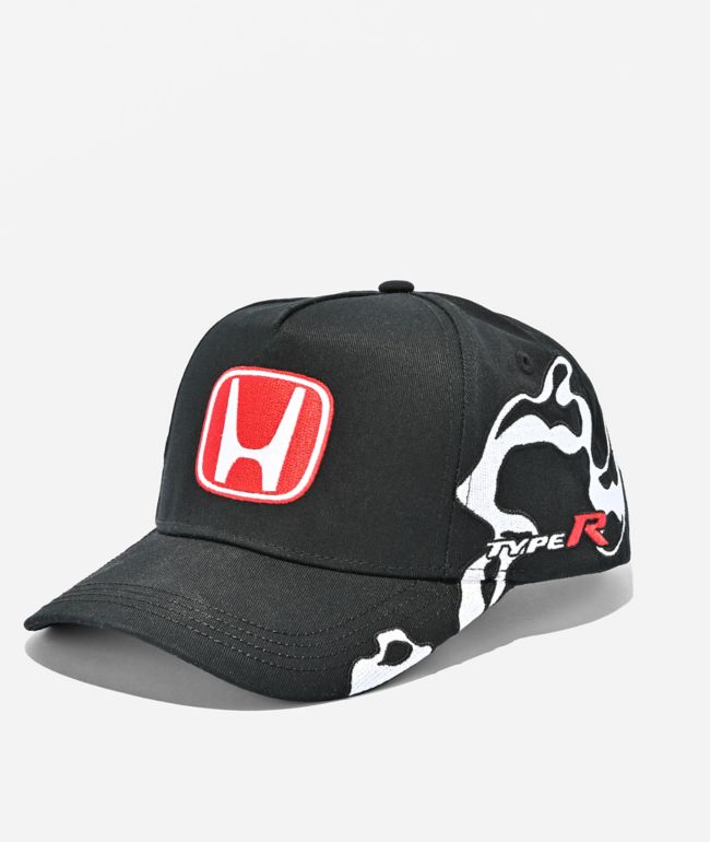 Honda Smoke Black Snapback Hat - Honda