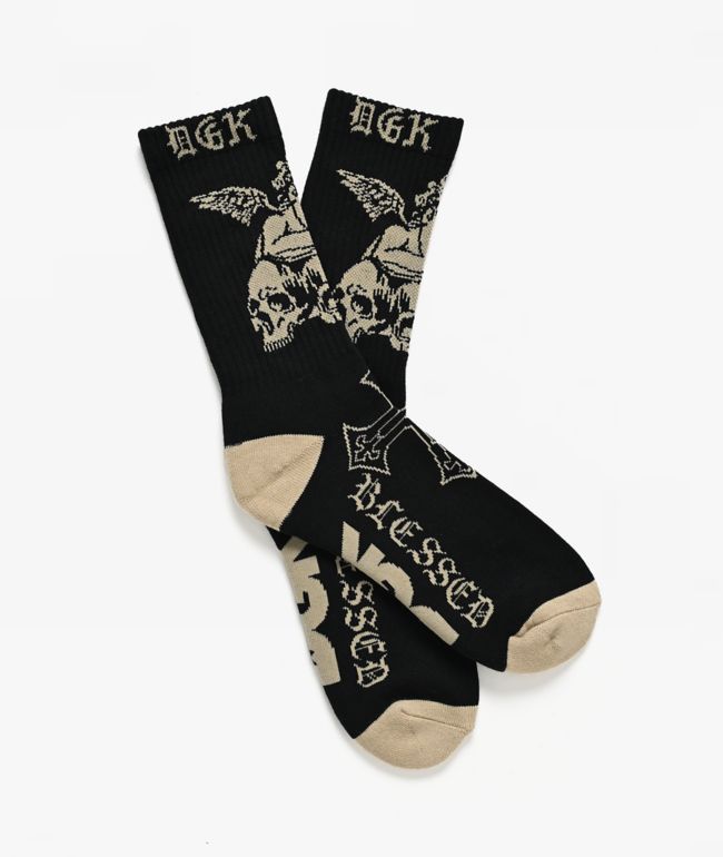 DGK Celestial Black Crew Socks - DGK