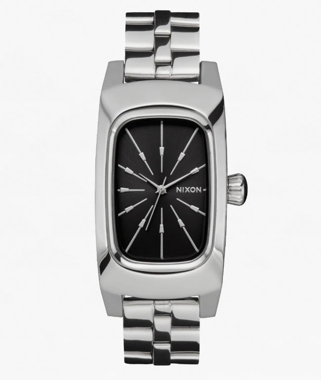 Nixon Frankie Mid Century, Silver & Black Analog Watch - Nixon Watches
