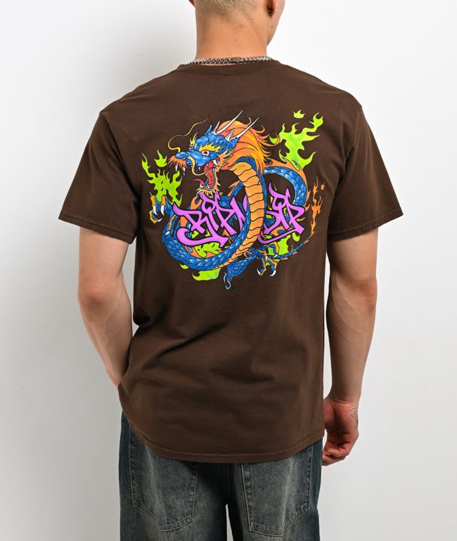 RIPNDIP Dragonology Brown T-Shirt - RIPNDIP